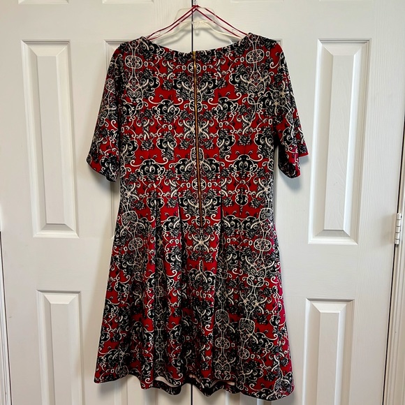 Melonie Dresses Melonie Fit And Flare Pleated Dress 6w Poshmark